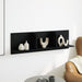 Dulap de perete, 100x16,5x30 cm, negru, lemn prelucrat - WALTI WALTI