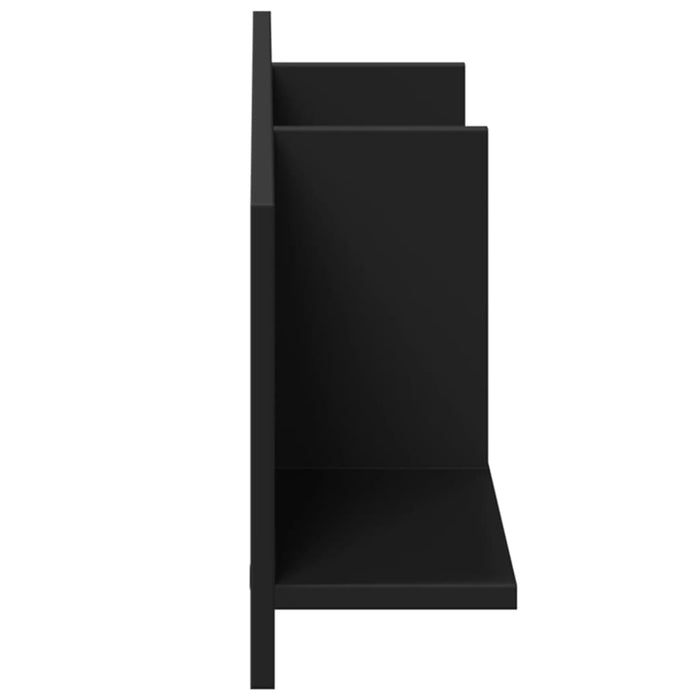 Dulap de perete, 100x16,5x30 cm, negru, lemn prelucrat - WALTI WALTI