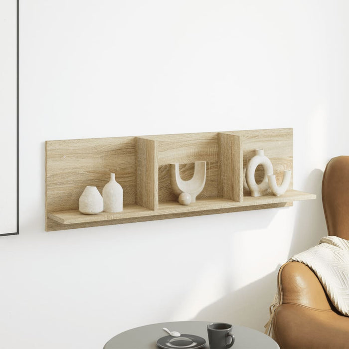 Dulap de perete, stejar sonoma, 100x16,5x30 cm, lemn prelucrat - WALTI WALTI