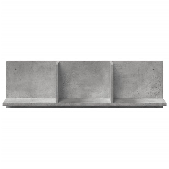 Dulap de perete, gri beton, 100x16,5x30 cm, lemn prelucrat - WALTI WALTI