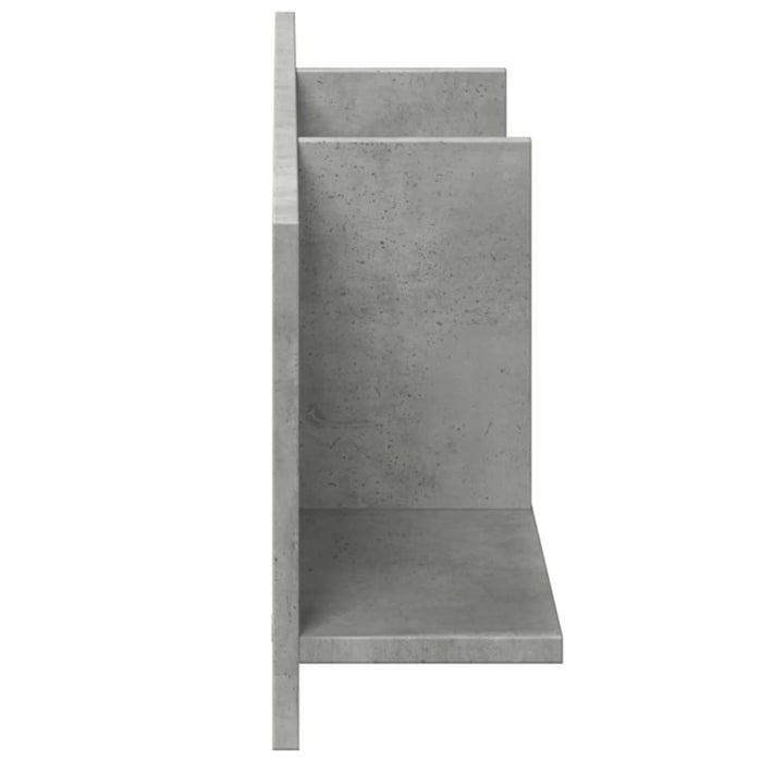 Dulap de perete, gri beton, 100x16,5x30 cm, lemn prelucrat - WALTI WALTI