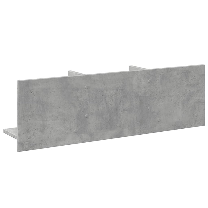 Dulap de perete, gri beton, 100x16,5x30 cm, lemn prelucrat - WALTI WALTI