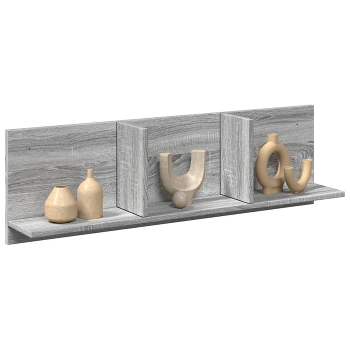 Dulap de perete, gri sonoma, 100x16,5x30 cm, lemn prelucrat - WALTI WALTI