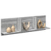 Dulap de perete, gri sonoma, 100x16,5x30 cm, lemn prelucrat - WALTI WALTI