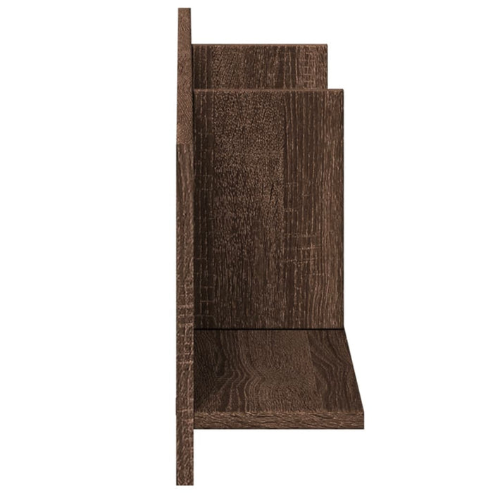 Dulap de perete, stejar maro, 100x16,5x30 cm, lemn prelucrat - WALTI WALTI