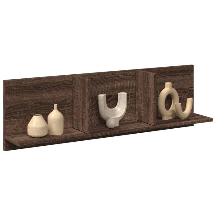 Dulap de perete, stejar maro, 100x16,5x30 cm, lemn prelucrat - WALTI WALTI