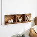 Dulap de perete, lemn vechi, 100x16,5x30 cm, lemn prelucrat - WALTI WALTI