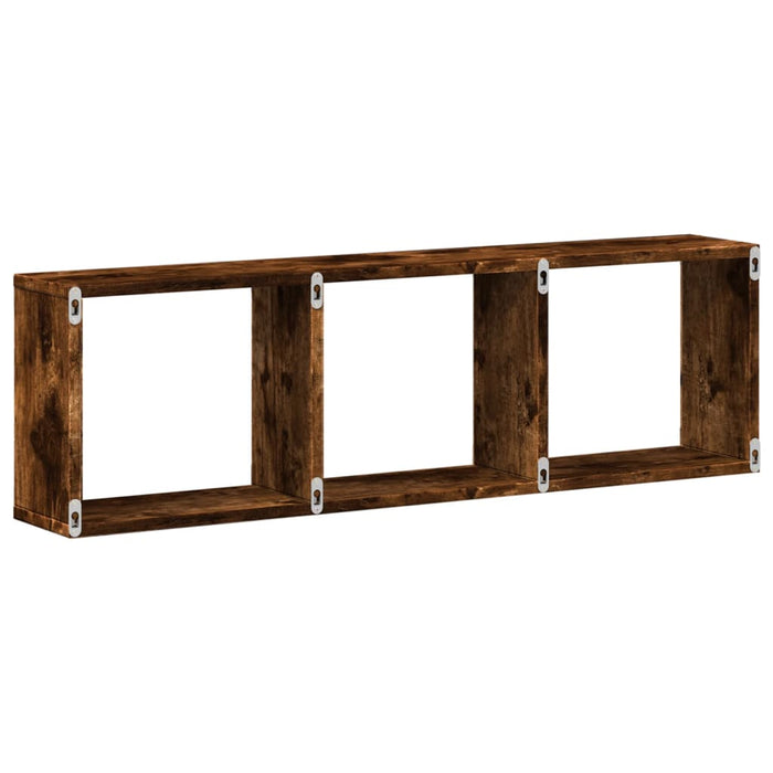 Dulap de perete, stejar fumuriu, 100x16x30 cm, lemn prelucrat WALTI