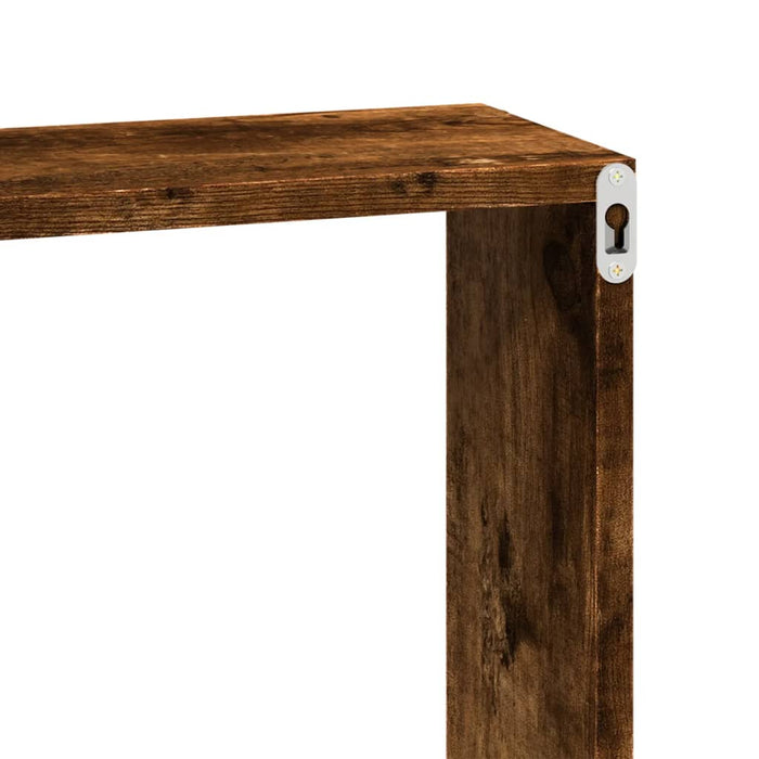Dulap de perete, stejar fumuriu, 100x16x30 cm, lemn prelucrat WALTI