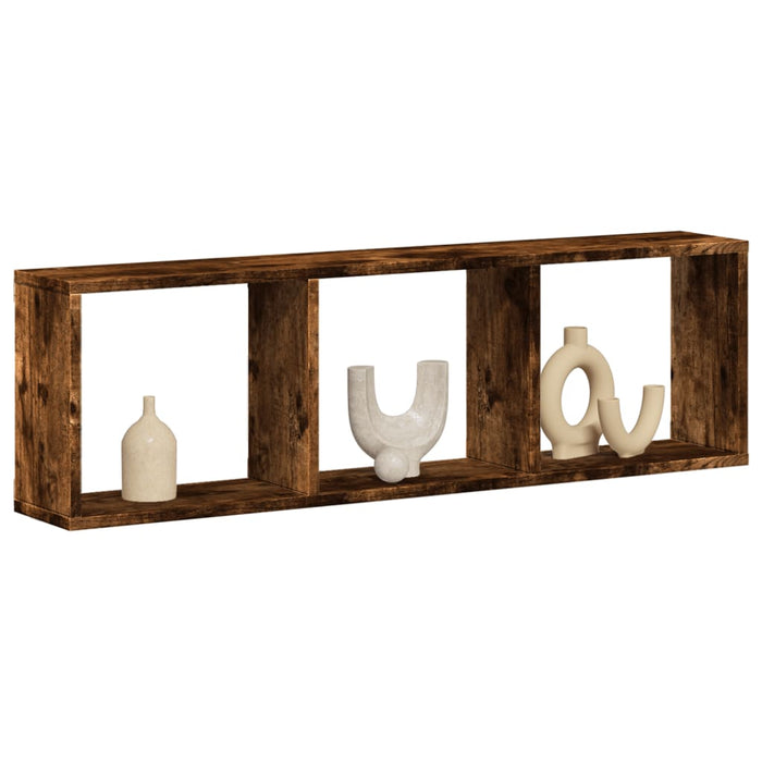 Dulap de perete, stejar fumuriu, 100x16x30 cm, lemn prelucrat WALTI