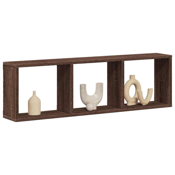 Dulap de perete, stejar maro, 100x16x30 cm, lemn prelucrat - WALTI WALTI