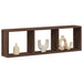Dulap de perete, stejar maro, 100x16x30 cm, lemn prelucrat - WALTI WALTI