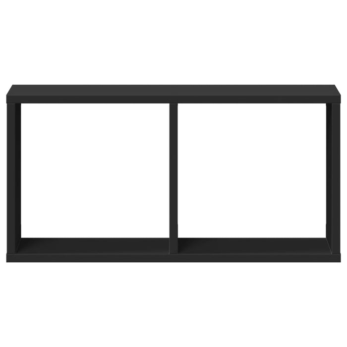 Dulap de perete, negru, 60x16x30 cm, lemn prelucrat WALTI