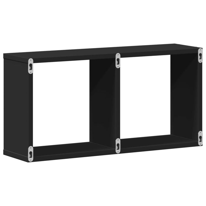 Dulap de perete, negru, 60x16x30 cm, lemn prelucrat WALTI
