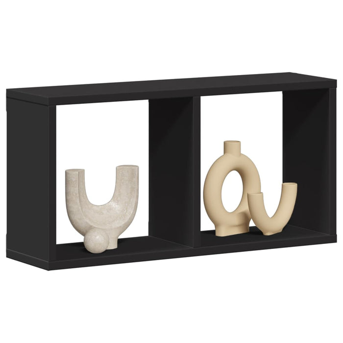 Dulap de perete, negru, 60x16x30 cm, lemn prelucrat WALTI
