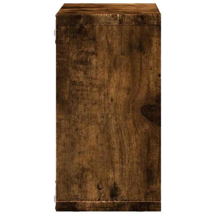 Dulap de perete, stejar fumuriu, 60x16x30 cm, lemn prelucrat WALTI