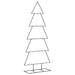 Brad de Crăciun din metal pentru decor, negru, 150 cm - WALTI WALTI