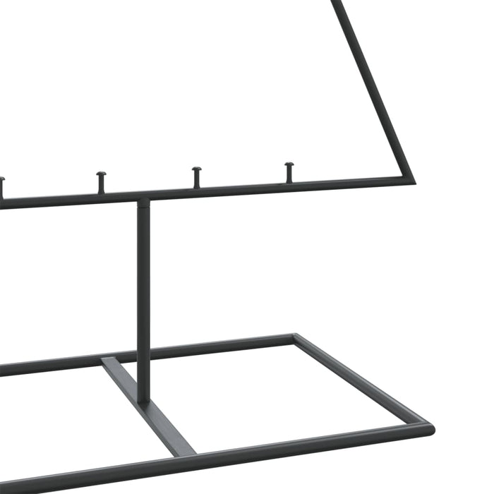 Brad de Crăciun din metal pentru decor, negru, 150 cm - WALTI WALTI