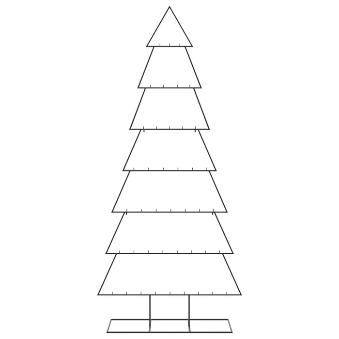 Brad de Crăciun din metal pentru decor, negru, 210 cm - WALTI WALTI
