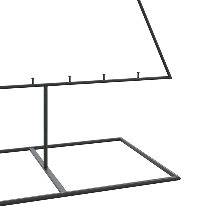 Brad de Crăciun din metal pentru decor, negru, 210 cm - WALTI WALTI