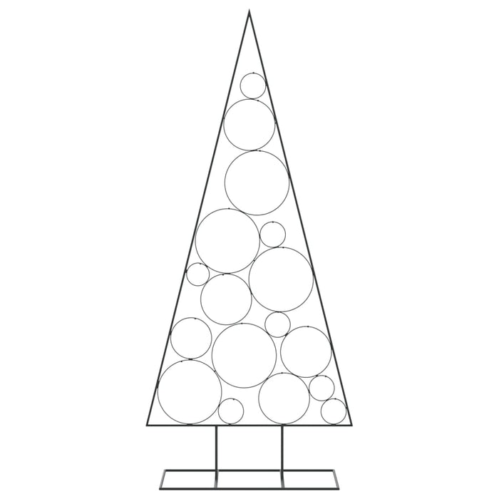 Brad de Crăciun din metal pentru decor, negru, 180 cm WALTI