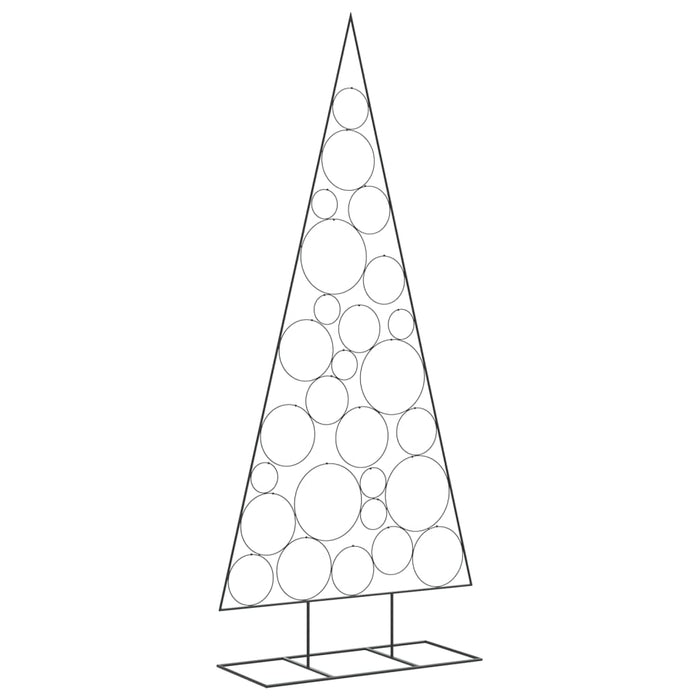 Brad de Crăciun din metal pentru decor, negru, 210 cm WALTI