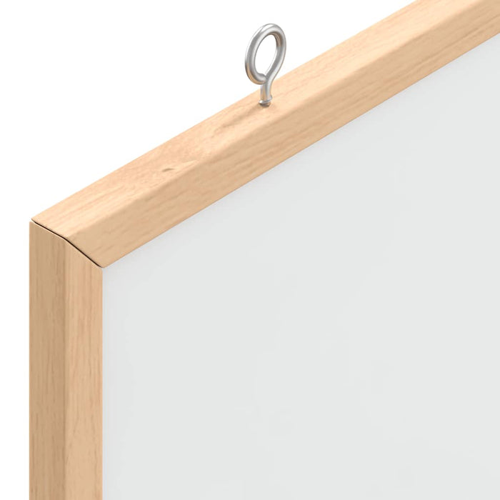 Tablă albă magnetică cu cadru din lemn masiv de pin 40x30 cm - WALTI WALTI
