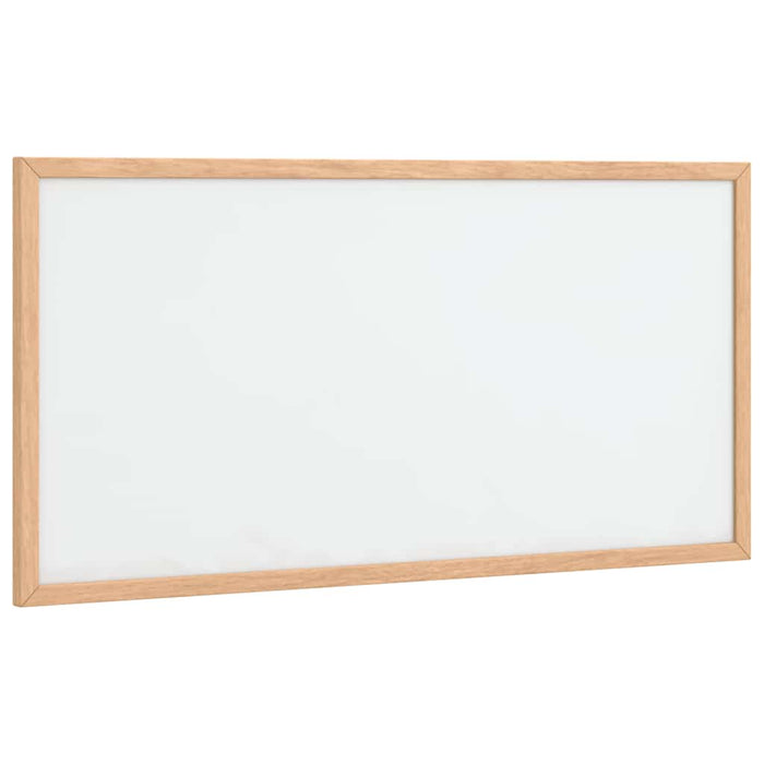 Tablă albă magnetică cu ramă din lemn masiv de pin 60x30 cm WALTI