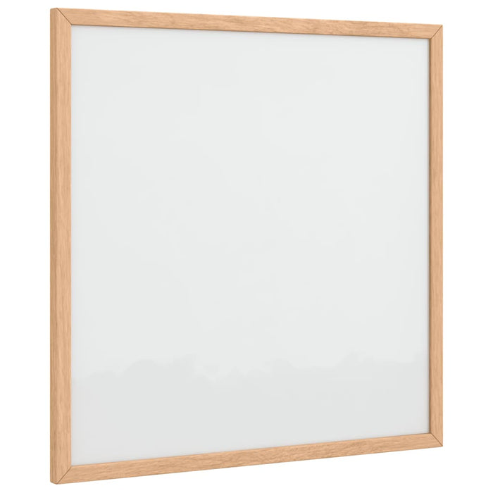 Tablă albă magnetică cu cadru din lemn masiv de pin 40x40 cm - WALTI WALTI