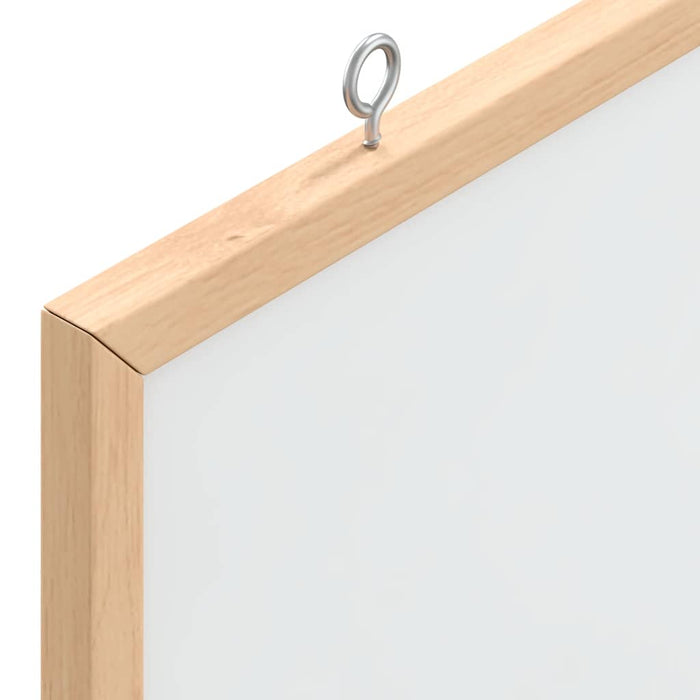 Tablă albă magnetică cu cadru din lemn masiv de pin 60x40 cm - WALTI WALTI