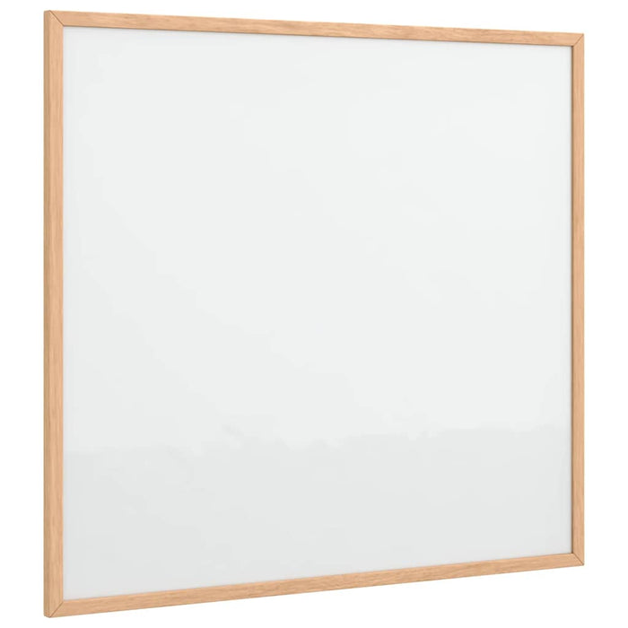 Tablă albă magnetică cu ramă din lemn masiv de pin 60x55 cm WALTI