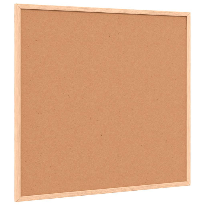Tablă albă magnetică cu ramă din lemn masiv de pin 60x55 cm WALTI