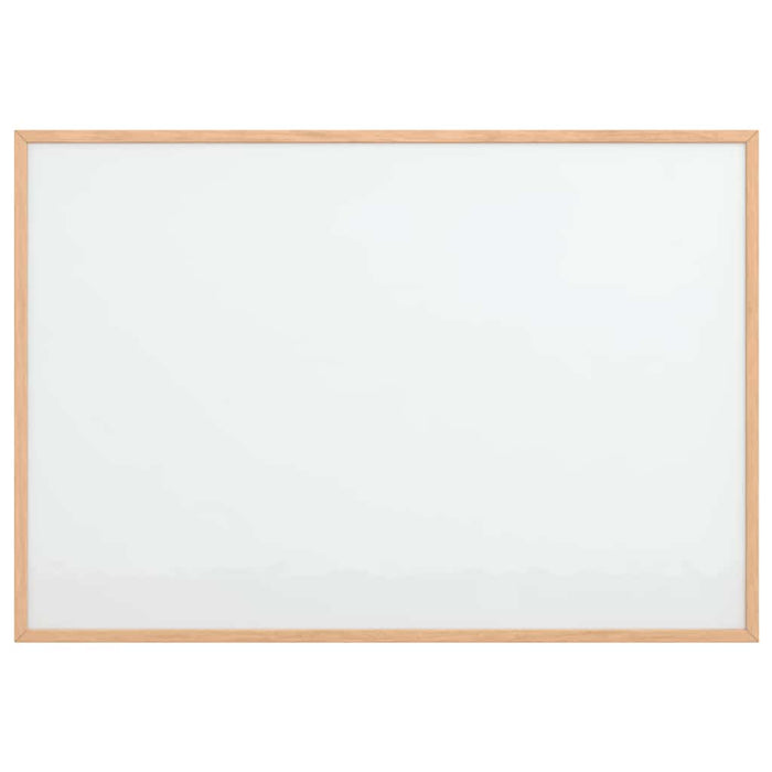 Tablă albă magnetică cu ramă din lemn masiv de pin 80x55 cm WALTI