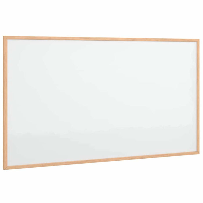 Tablă albă magnetică cu ramă din lemn masiv de pin 100x55 cm WALTI