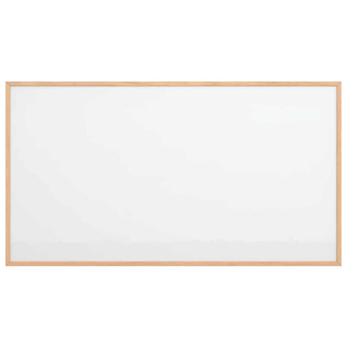 Tablă albă magnetică cu ramă din lemn masiv de pin 100x55 cm WALTI