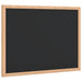 Tablă cu cadru din lemn masiv de pin negru 40x30 cm - WALTI WALTI