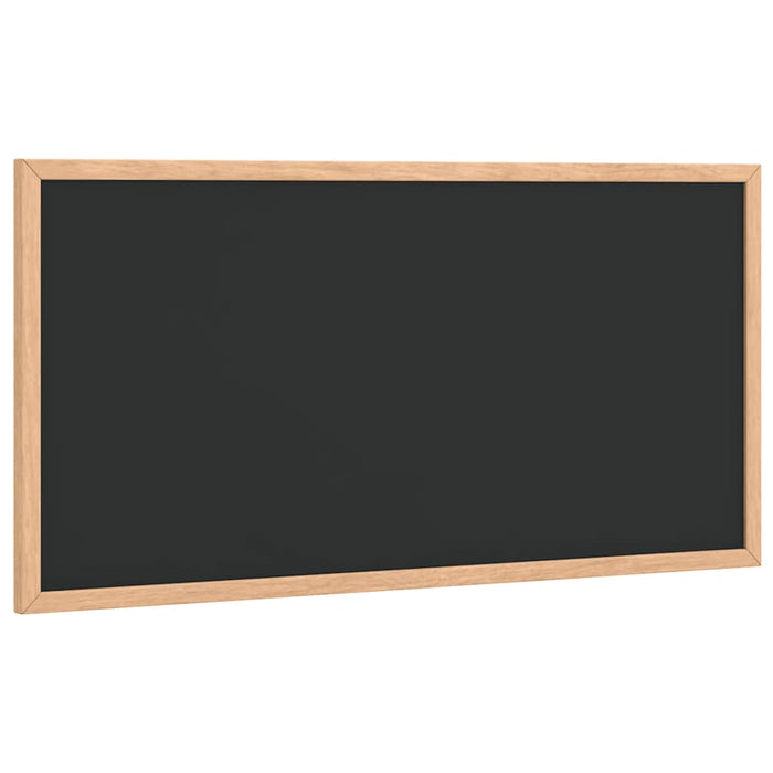 Tablă cu ramă din lemn masiv de pin, neagră, 60x30 cm - WALTI WALTI