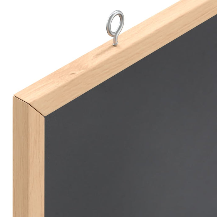 Tablă cu cadru din lemn masiv de pin negru 40x40 cm - WALTI WALTI