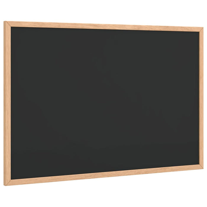 Tablă cu ramă din lemn masiv de pin, neagră, 60x40 cm - WALTI WALTI