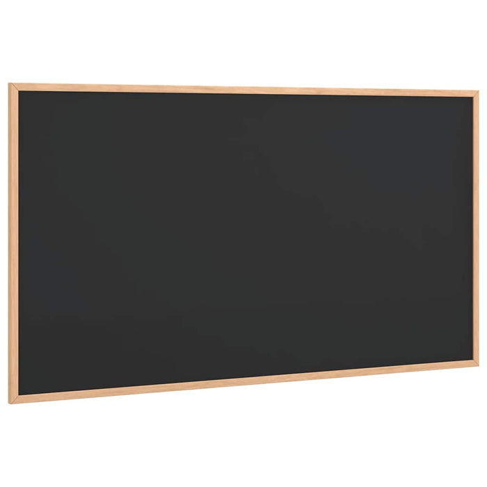 Tablă cu ramă din lemn masiv de pin, neagră, 100x55 cm - WALTI WALTI