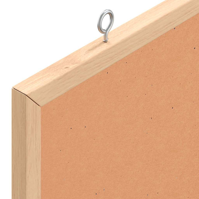 Tablă de plută cu ramă din lemn masiv de pin 60x30 cm - WALTI WALTI