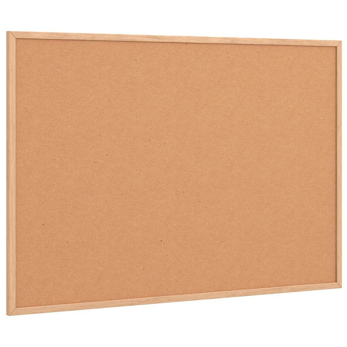 Tablă de plută cu ramă din lemn masiv de pin 80x55 cm - WALTI WALTI