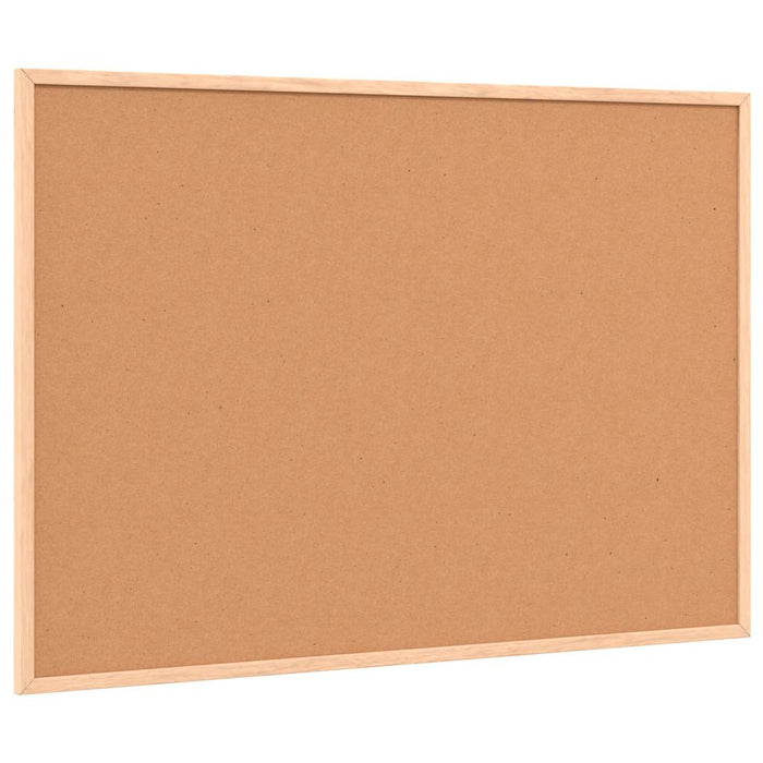 Tablă de plută cu ramă din lemn masiv de pin 80x55 cm - WALTI WALTI