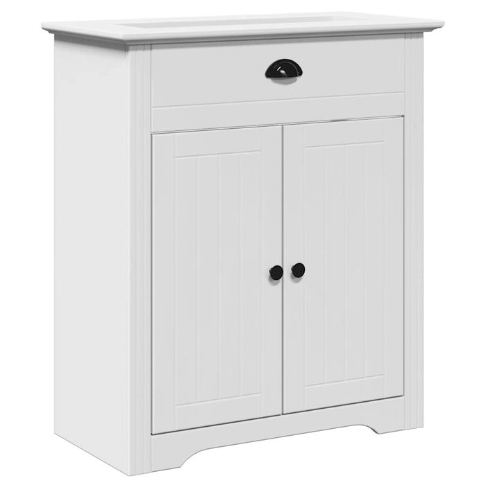 Dulap pentru chiuvetă de baie „BODO” Alb 70x35x80 cm - WALTI WALTI