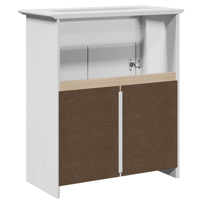 Dulap pentru chiuvetă de baie „BODO” Alb 70x35x80 cm - WALTI WALTI