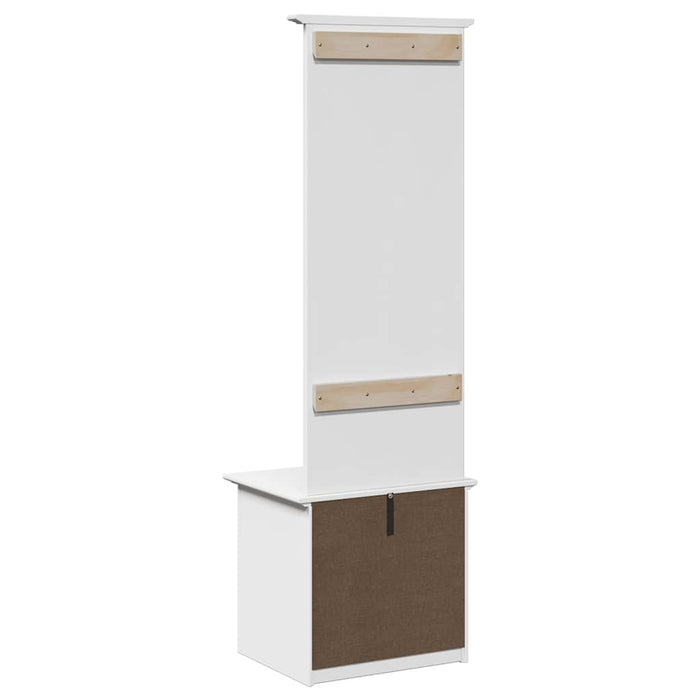 Dulap de hol cu cârlige „BODO” Alb 50x40x157 cm WALTI