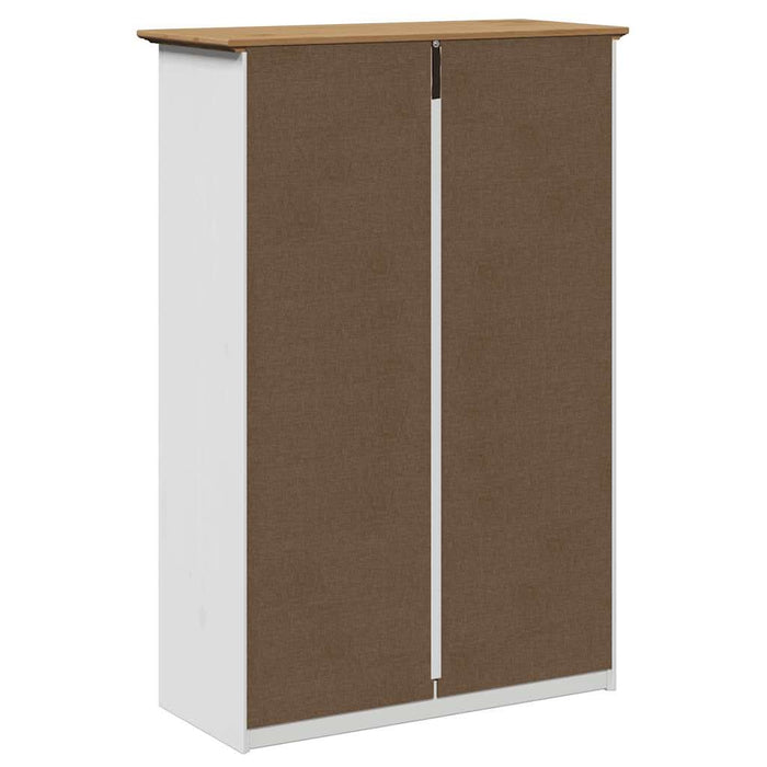 Suport pantofi „BODO” alb și maro 80x35x118 cm - WALTI WALTI