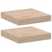 Rafturi plutitoare, 2 buc., 23x23,5x4 cm, lemn prelucrat - WALTI WALTI
