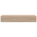 Rafturi plutitoare, 2 buc., 23x23,5x4 cm, lemn prelucrat - WALTI WALTI