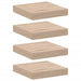 Rafturi plutitoare, 4 buc., 23x23,5x4 cm, lemn prelucrat - WALTI WALTI